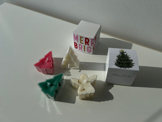 christmas tealight gift box (a set of 3)